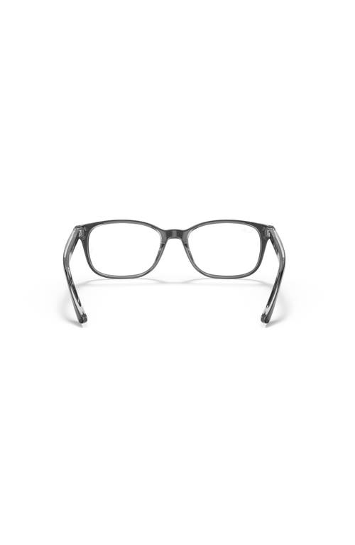 Ray Ban Ray-ban 56mm Square Optical Glasses In Black