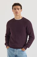 Brunello Cucinelli Cotton English rib sweater with raglan sleeves