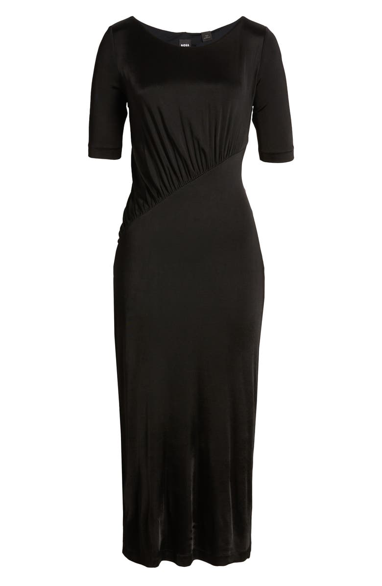 BOSS Etalicy Short Sleeve Midi Dress, Alternate, color,