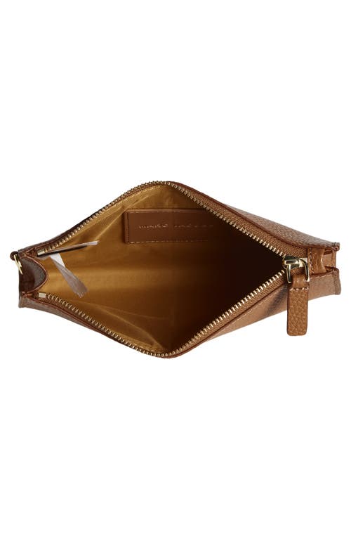 Marc Jacobs Pochette The Leather Pouch Argan Oil In Brown