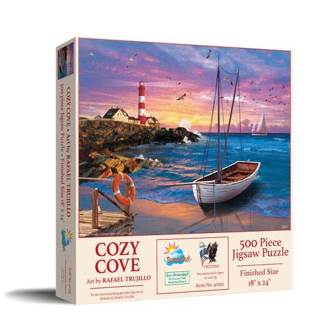 Cozy Cove 500 piece Jigsaw Puzzle for Adults