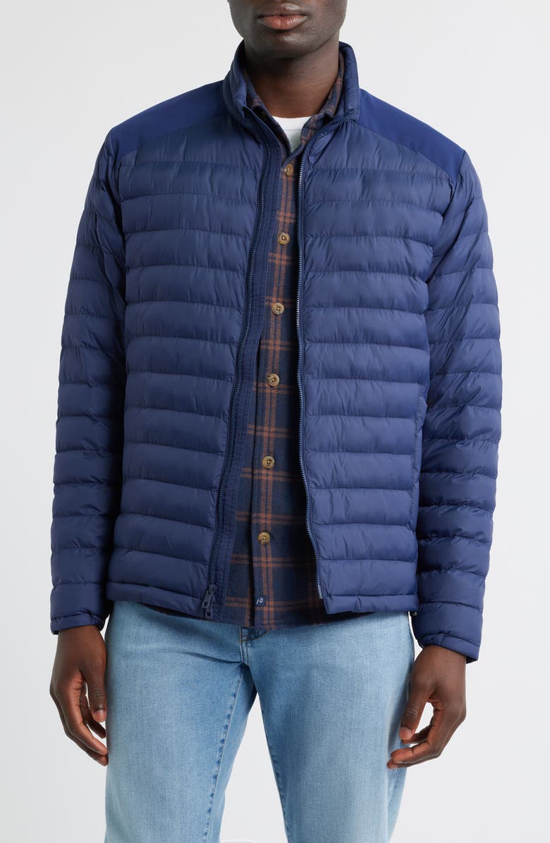 Peter Millar Apex Quilted Water Resistant Jacket, Main, color, Navy