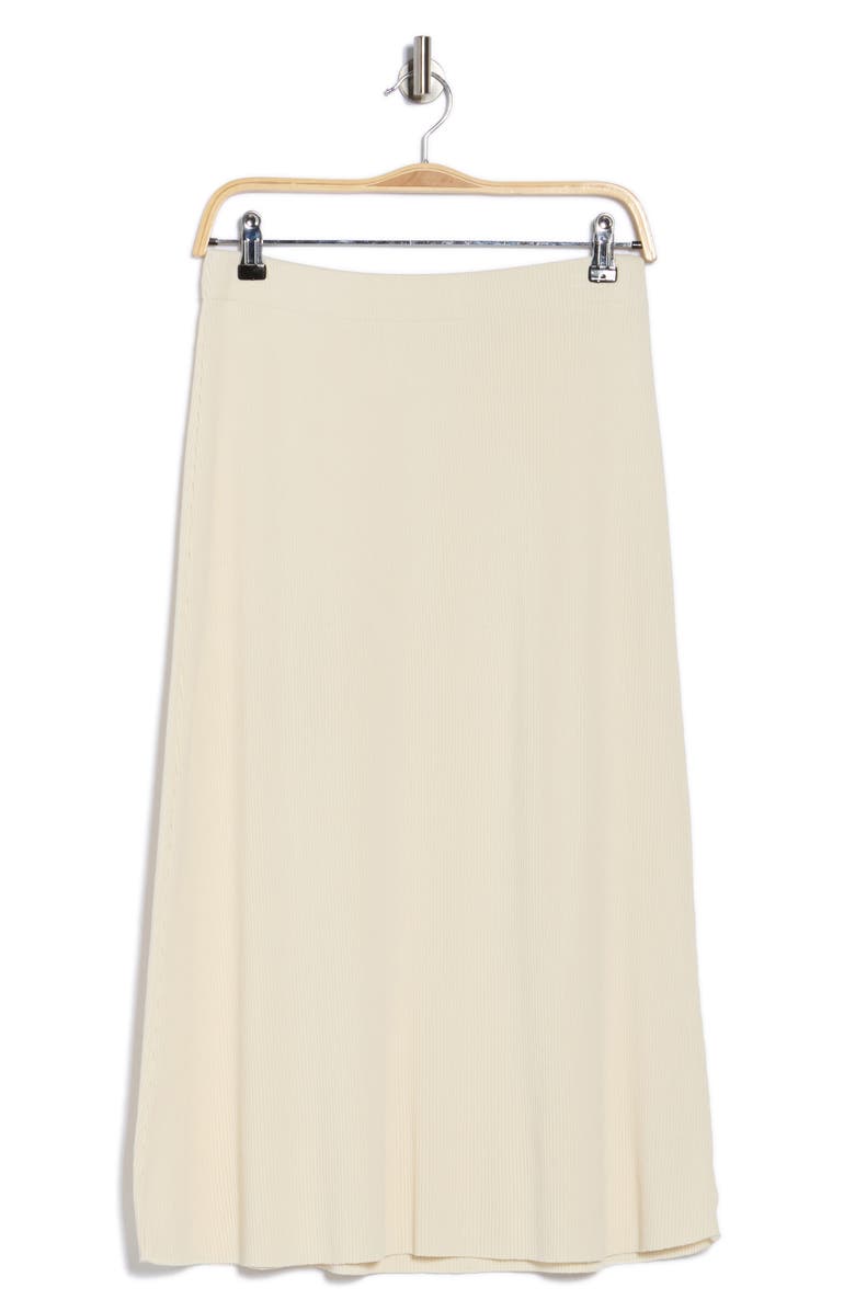 Vince Rib Midi Skirt, Alternate, color, Off White