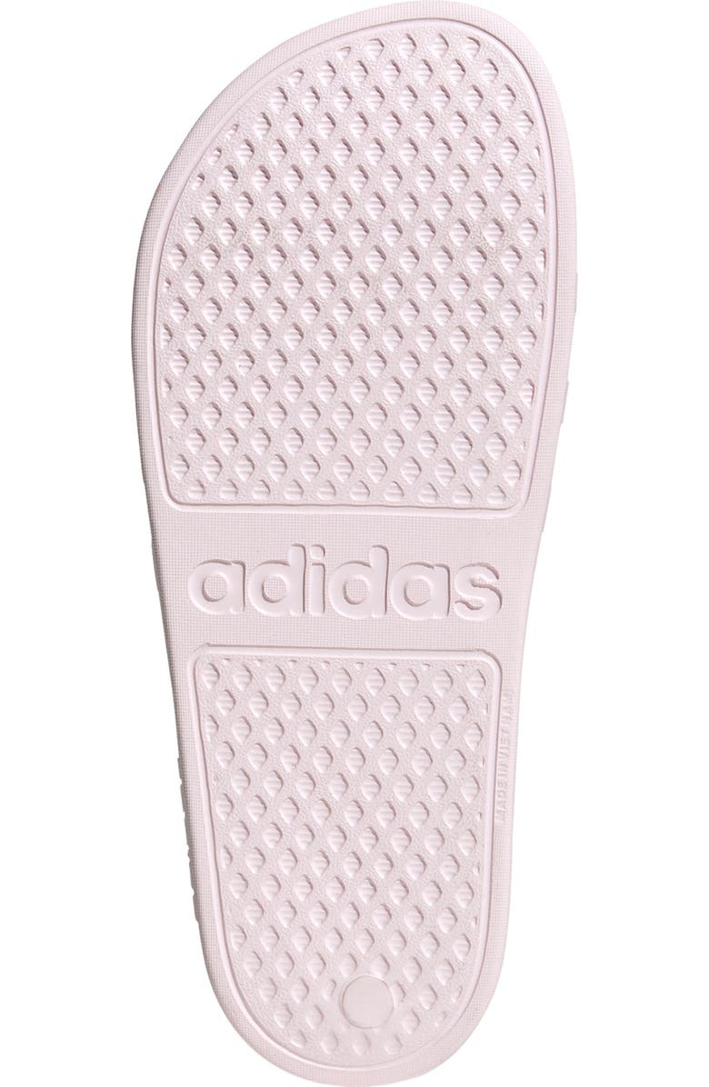 adidas Adilette Aqua Slide Sandal, Alternate, color, Almost Pink/White