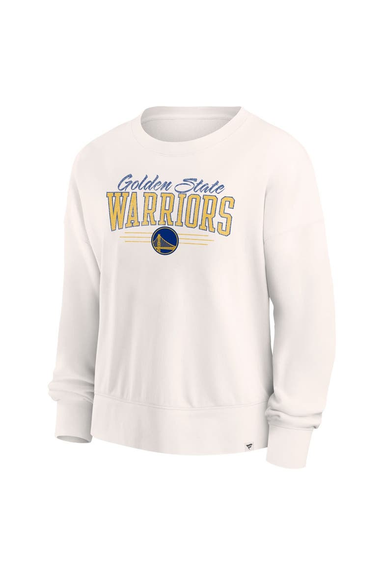 Women's Fanatics Branded Cream Golden State Warriors Close the Game Pullover Sweatshirt, Alternate, color, Cream