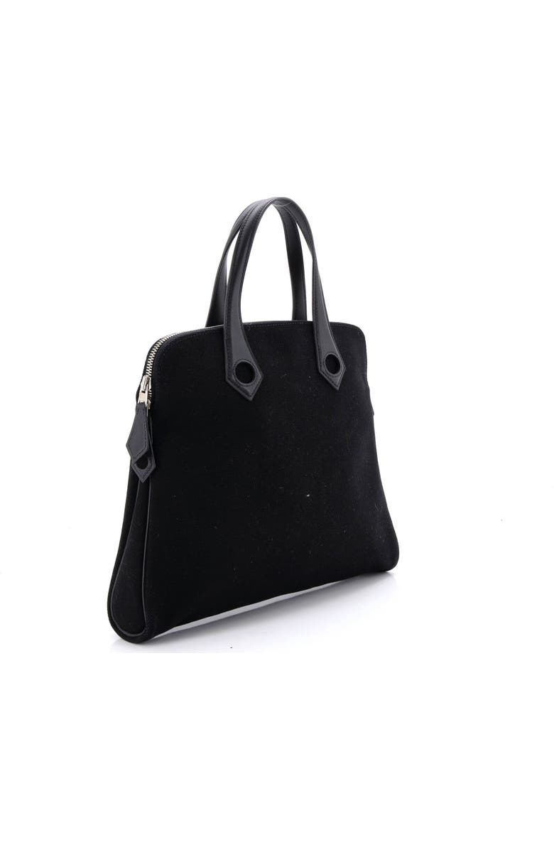 Pre-Owned Hermes Heeboo Handbag Toile PM, Alternate, color, Noir