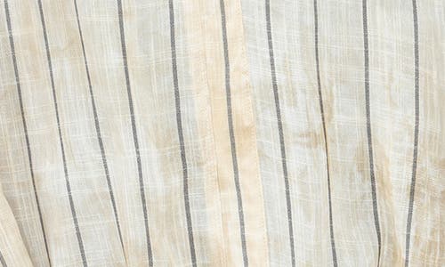 Rain And Rose Striped Tie Dye Top In Beige