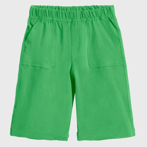 Cotton Jersey Shorts UPF 50+ Soft 3-Pocket (Big Kid)