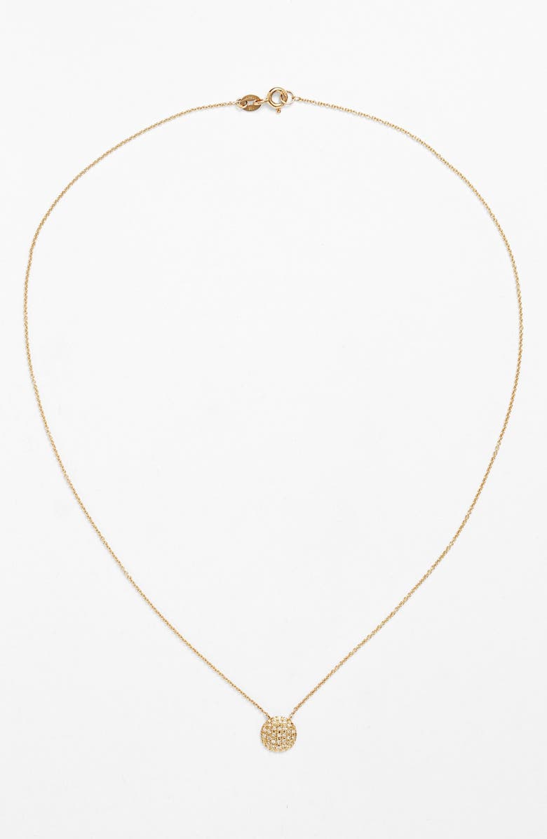 Dana Rebecca Designs 'Lauren Joy' Diamond Disc Pendant Necklace, Alternate, color,