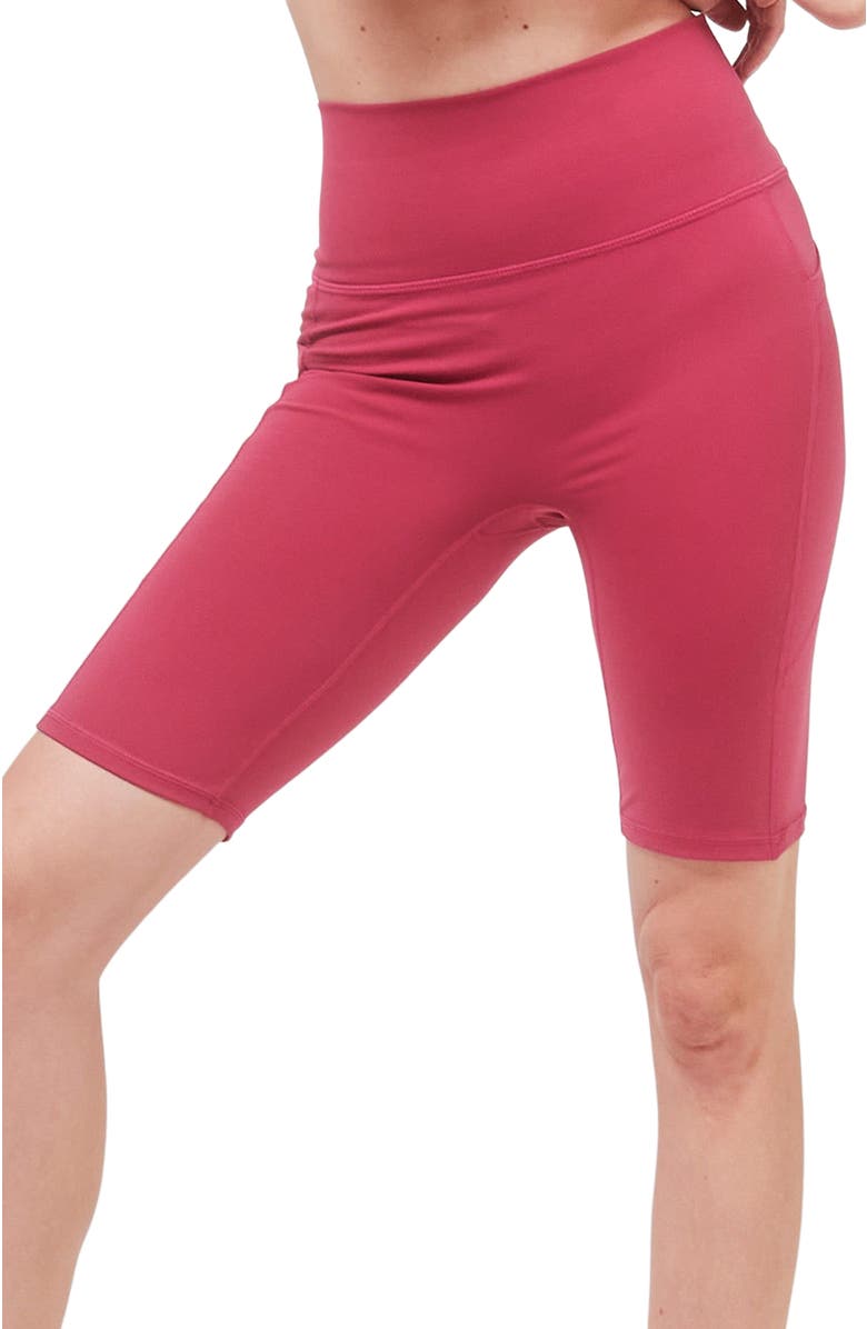Rebody Active Making Moves Cloudlux Pocket Biker Shorts 8.5", Alternate, color, Fuschia
