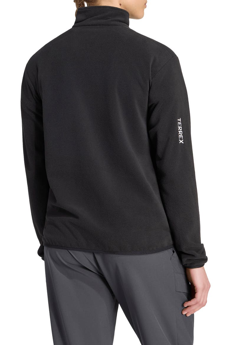 Essentials Half-Zip Fleece Pullover, Alternate, color, BLACK