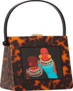 LarAllan Naserian Acrylic Top Handle Bag
