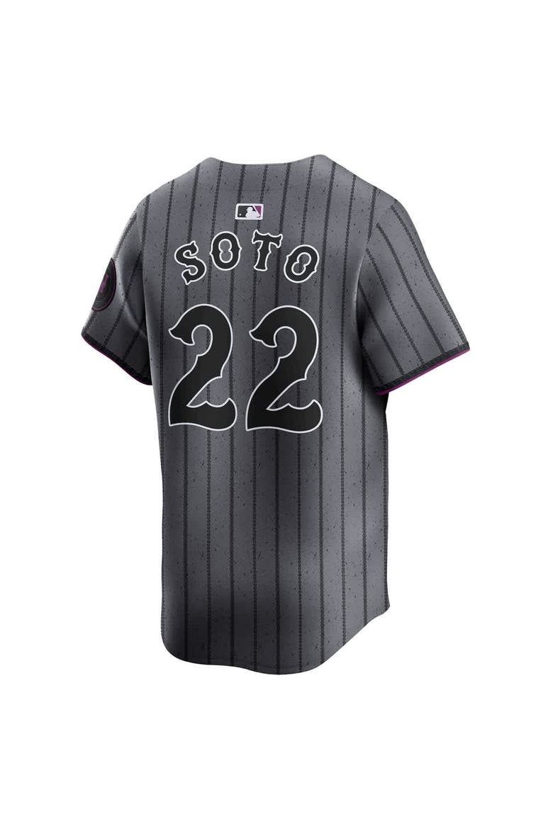 Men's Nike Juan Soto Gray New York Mets City Connect Limited Jersey, Alternate, color, Gray