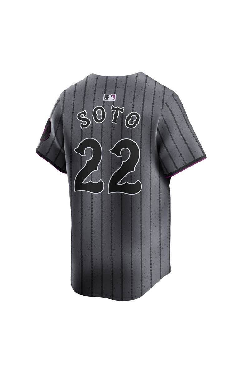 Nike Men's Nike Juan Soto Gray New York Mets City Connect Limited Jersey, Alternate, color, 