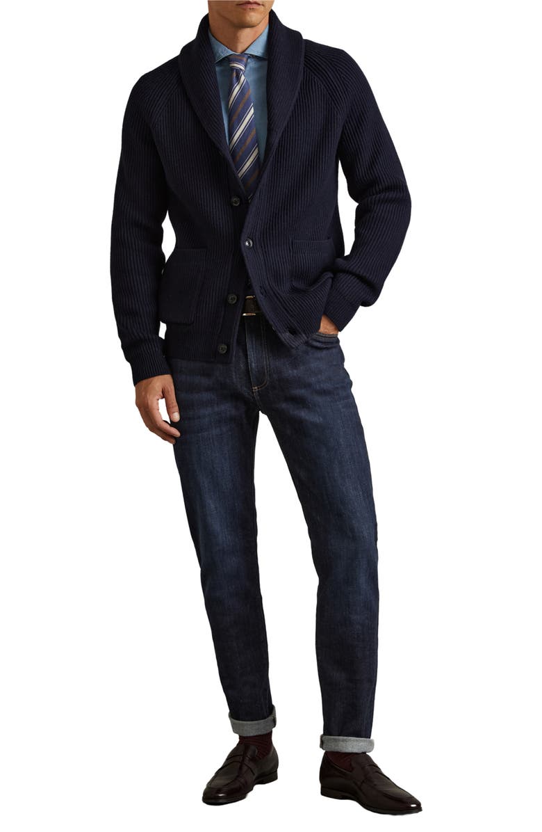 Reiss Picton Slim Fit Jeans, Alternate, color, Indigo Blue Wash