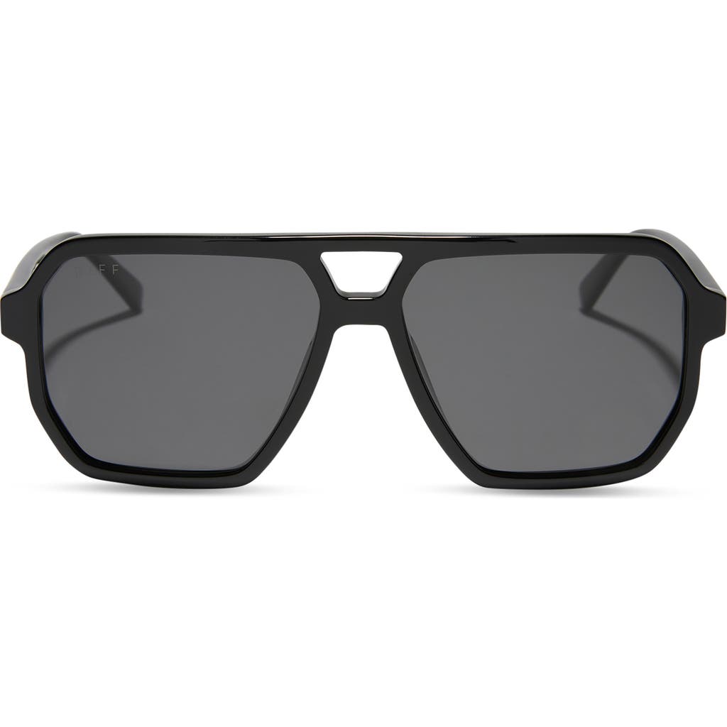 Diff Cameron 57mm Polarized Navigator Sunglasses