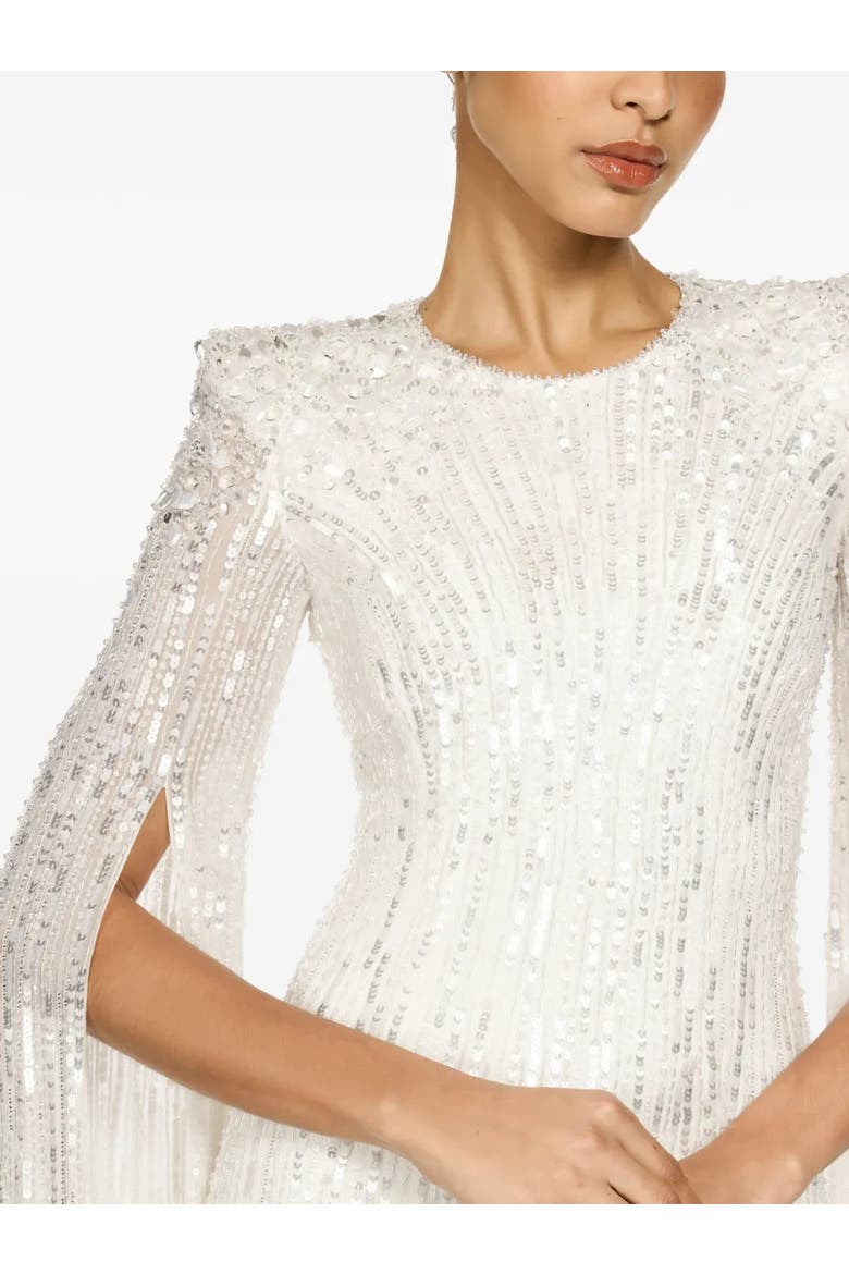 Sweet Magic Embellished Sleeve Dress, Alternate, color, Ivory
