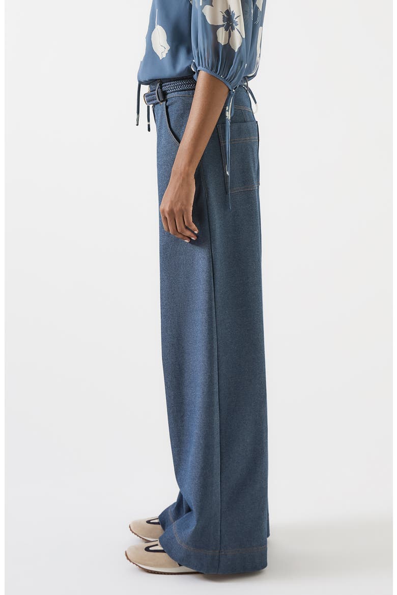 Freya Wide Leg Trouser Jeans, Alternate, color, INDIGO