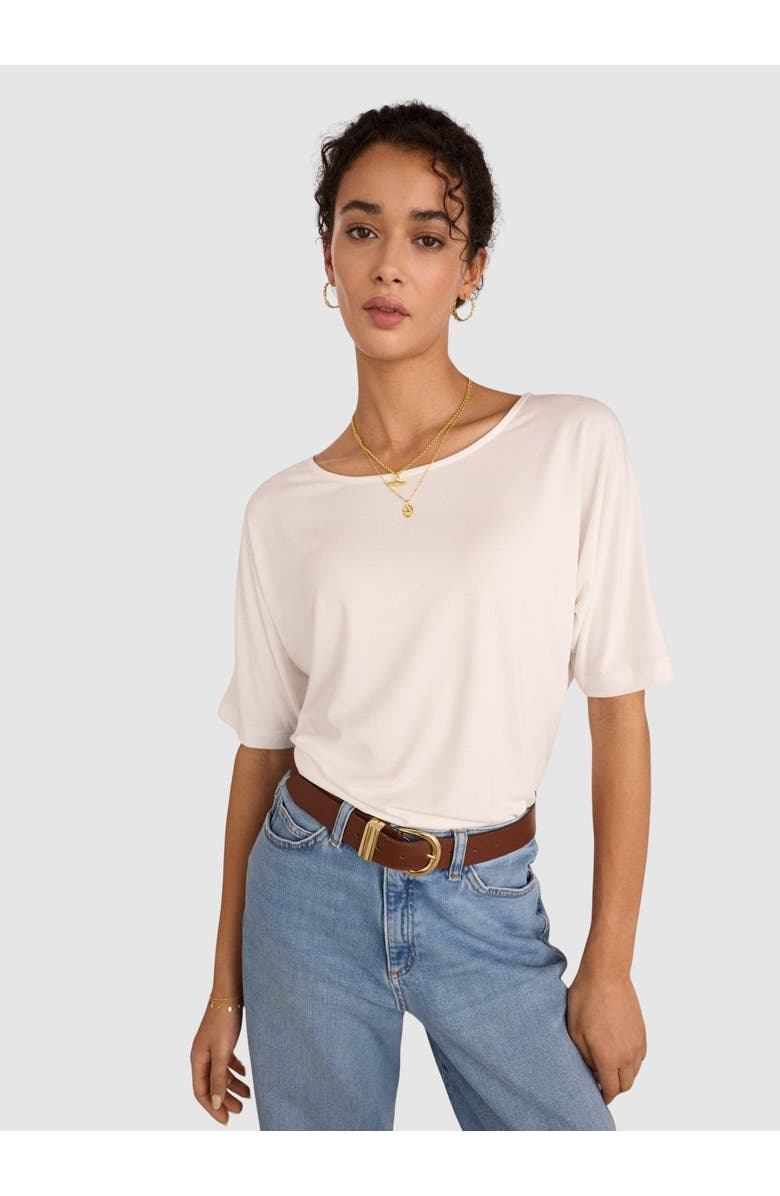 Baukjen Carrie Relaxed Boat Neck Tee, Main, color,