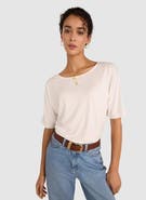 Baukjen Carrie Relaxed Boat Neck Tee