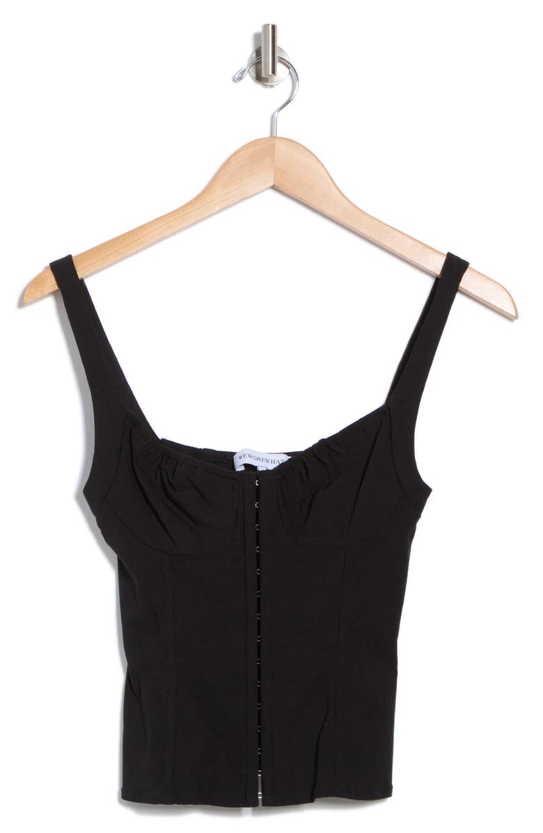 Ruched Cup Scoop Neck Corset