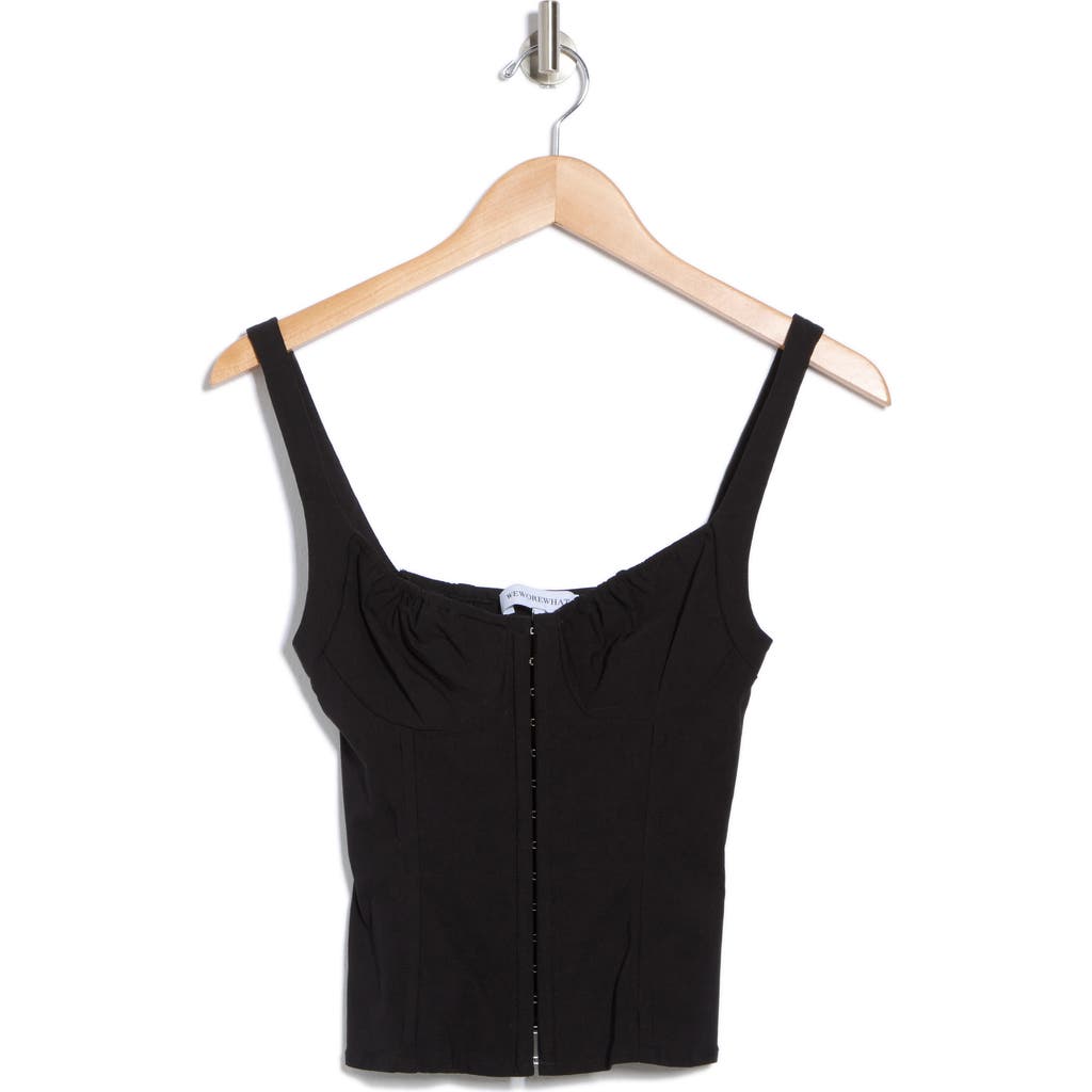 WEWOREWHAT WEWOREWHAT RUCHED CUP SCOOP NECK CORSET