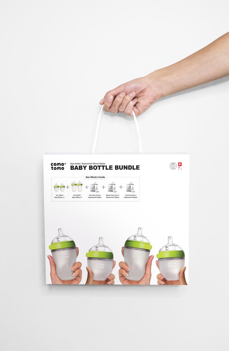 Comotomo Baby Bottle Bundle, Alternate, color, 