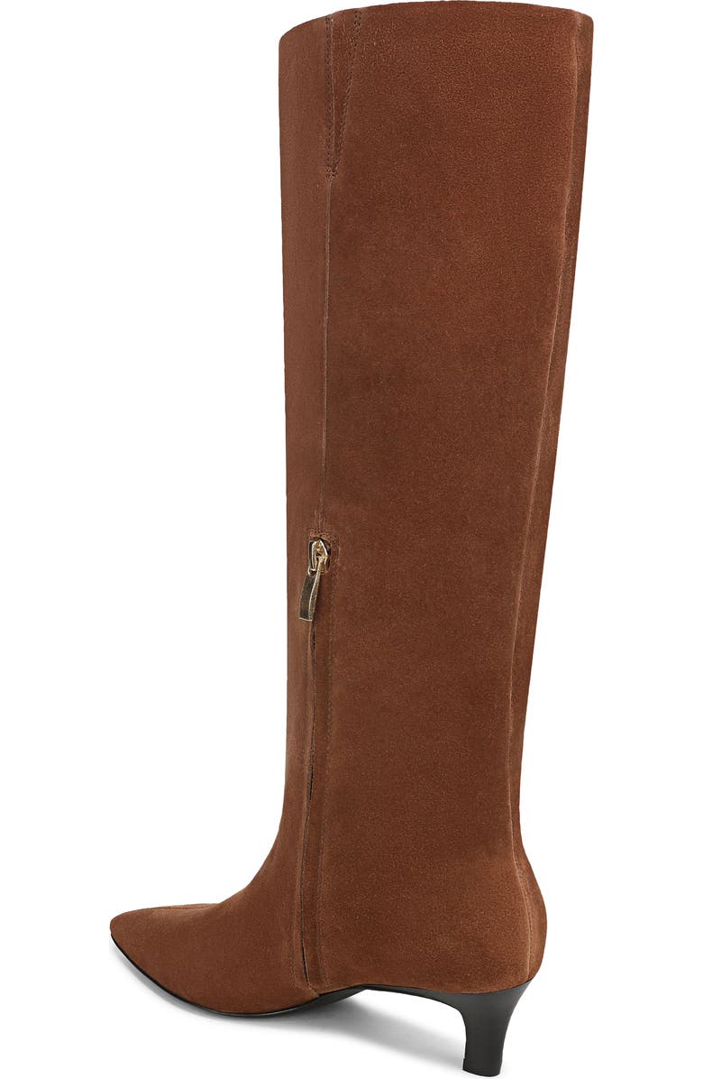 Nordstrom Dauphine Kitten Heel Knee High Boot, Alternate, color, Brown Mage