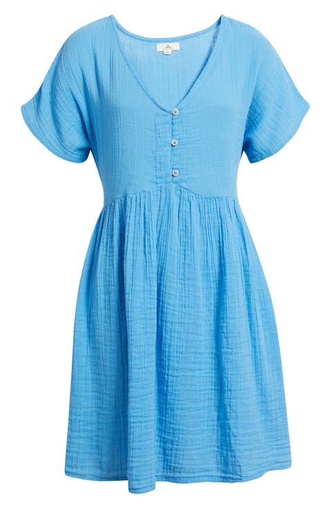Premium Surf Cotton Gauze Babydoll Dress