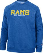 Champion Men's Champion Royal Los Angeles Rams Triumph Fleece Tri-Blend Sweatshirt