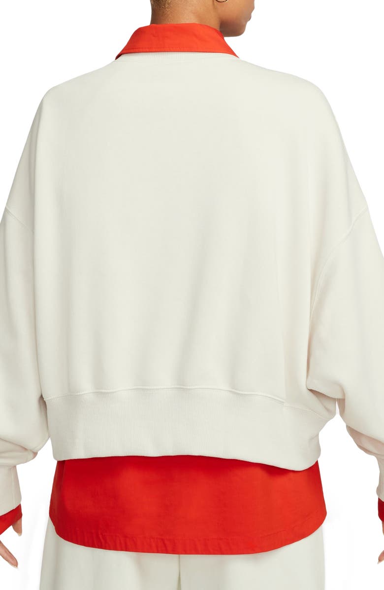 Nike Phoenix Fleece City Oversized Cotton Blend Sweatshirt, Alternate, color, 