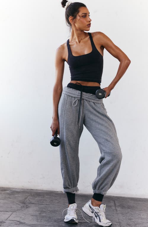 Free People Fp Movement Go To Smooth Square Neck Camisole In Washed Midnight Navy
