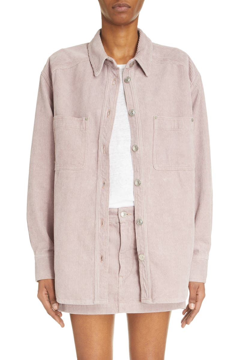 Isabel Marant Étoile Randal Button-Up Shirt, Main, color,