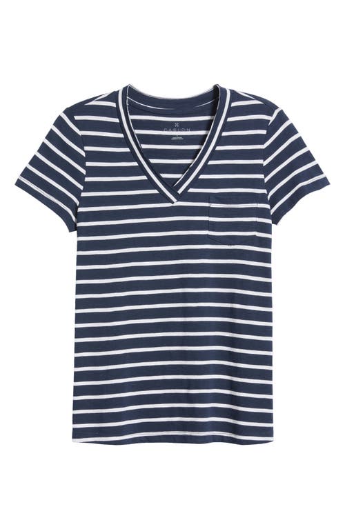 Caslonr Caslon(r) Cotton & Modal V-neck T-shirt
