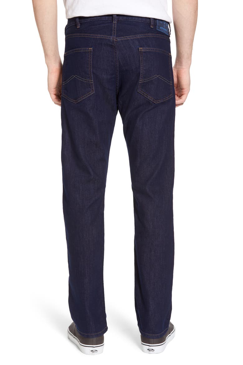 Straight Leg Performance Jeans, Alternate, color, DARK DENIM