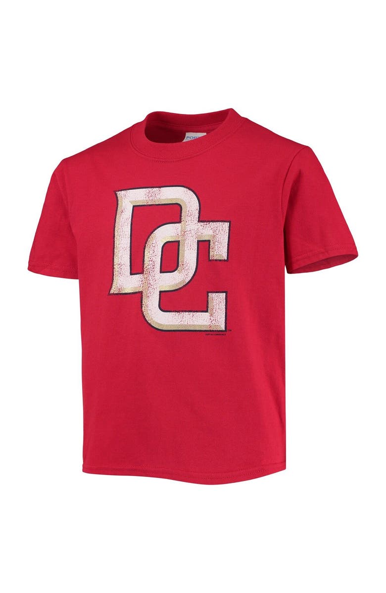 SOFT AS A GRAPE Youth Soft as a Grape Red Washington Nationals Cooperstown Collection T-Shirt, Alternate, color, Red