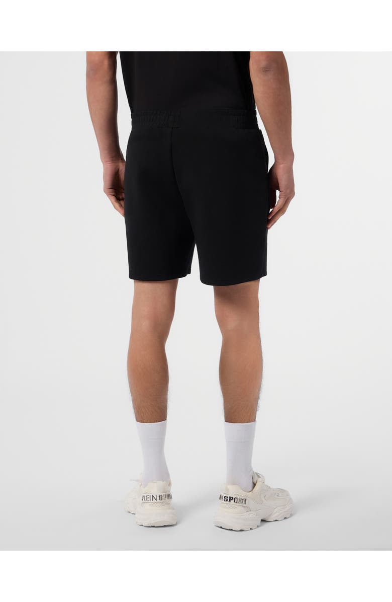 PLEIN SPORT Pique Jogging Shorts Icon Men, Alternate, color, Black