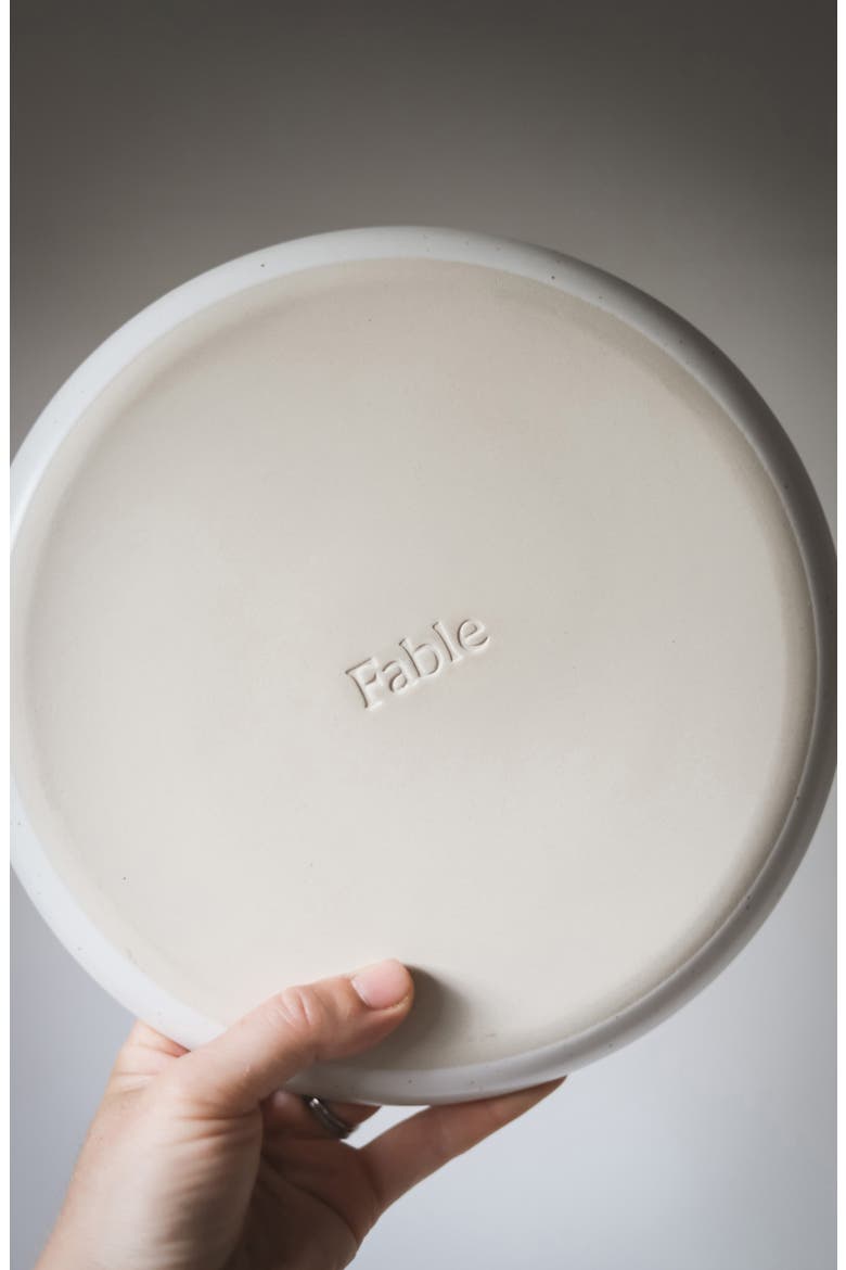 The Set of 4 Salad Plates, Alternate, color, CLOUD WHITE