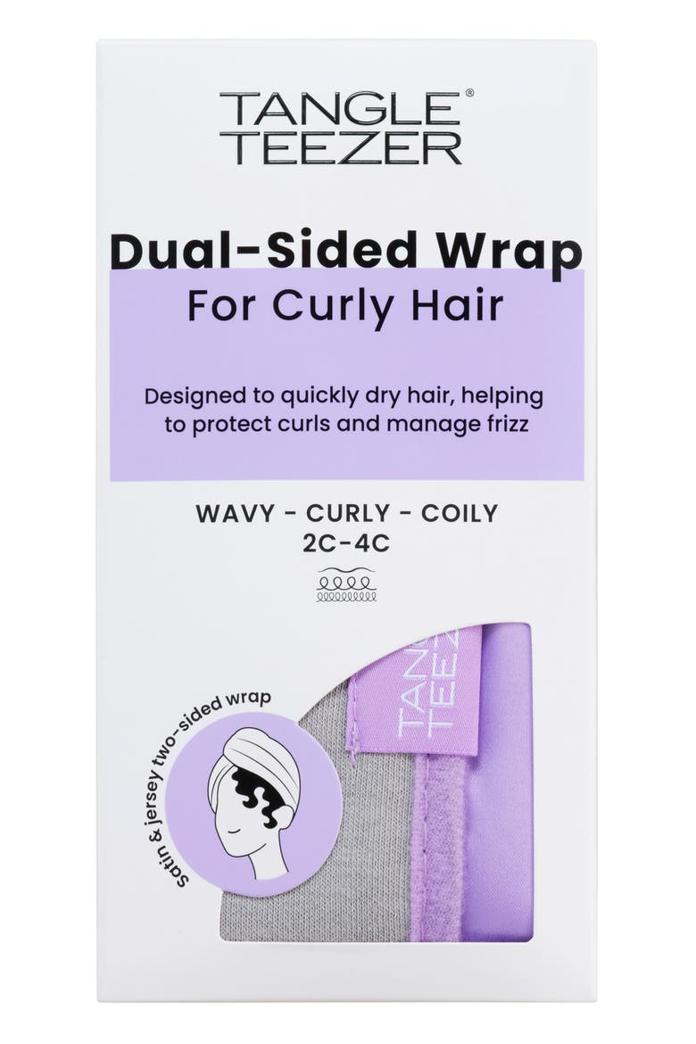 Dual Sided Hair Wrap, Alternate, color, LILAC/ GREY