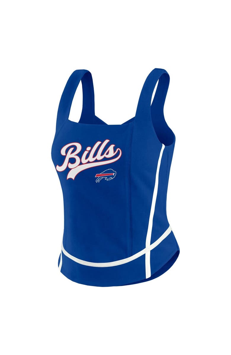 WEAR by Erin Andrews Women's WEAR by Erin Andrews Royal Buffalo Bills Square Neck Tank Top, Alternate, color, Royal