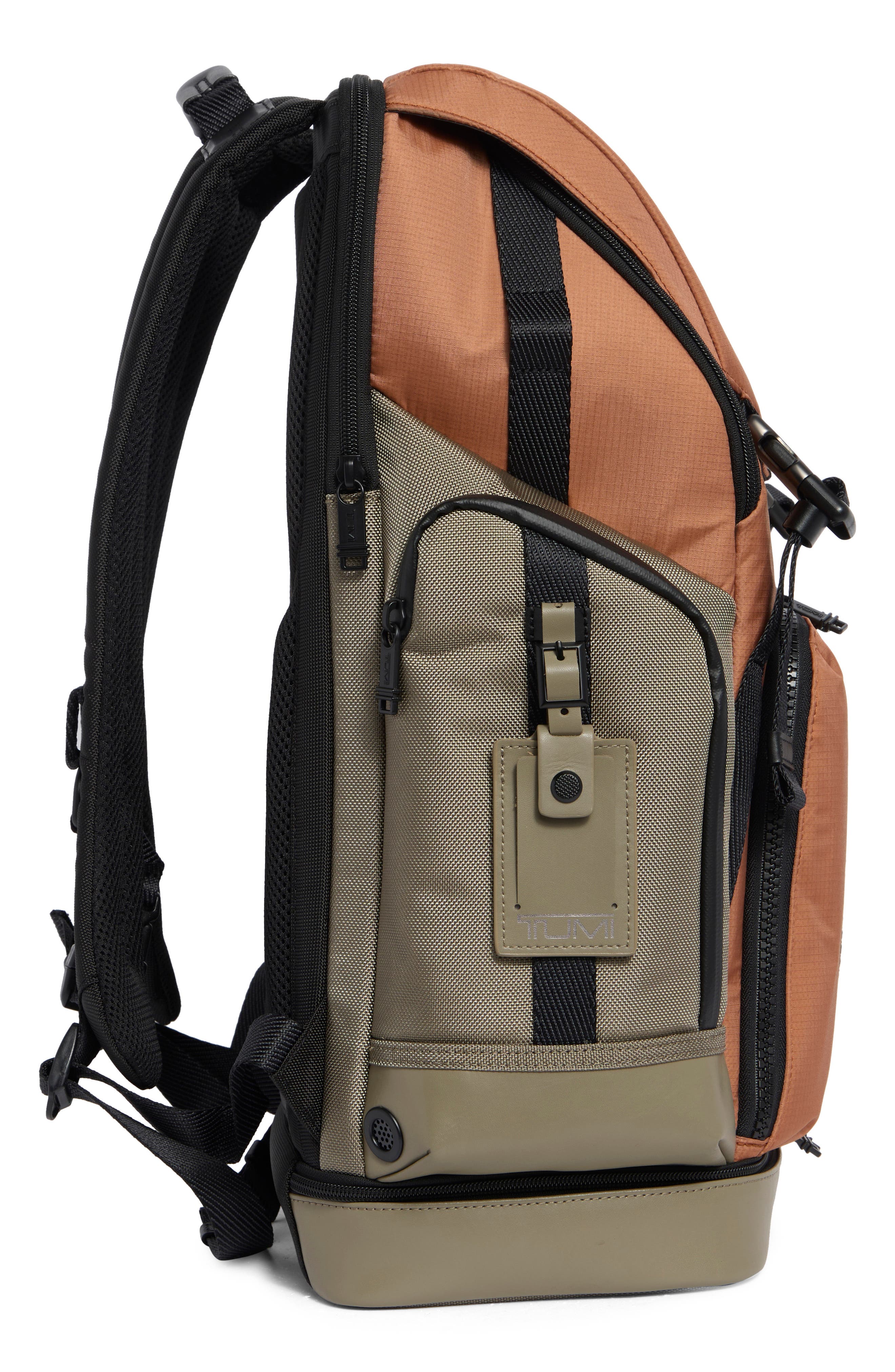 TUMI Carlisle Flap Backpack, Alternate, color, Cider/ Sand
