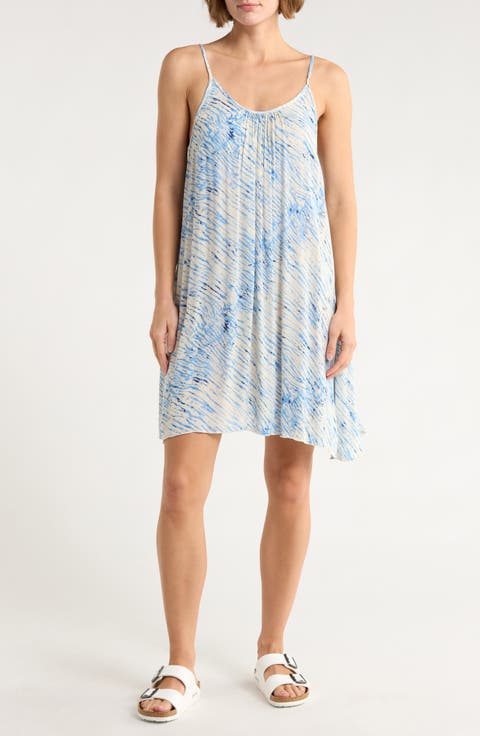 Printed Cover-Up Dress