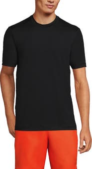Lands' End Short Sleeve Swim Tee Rash Guard