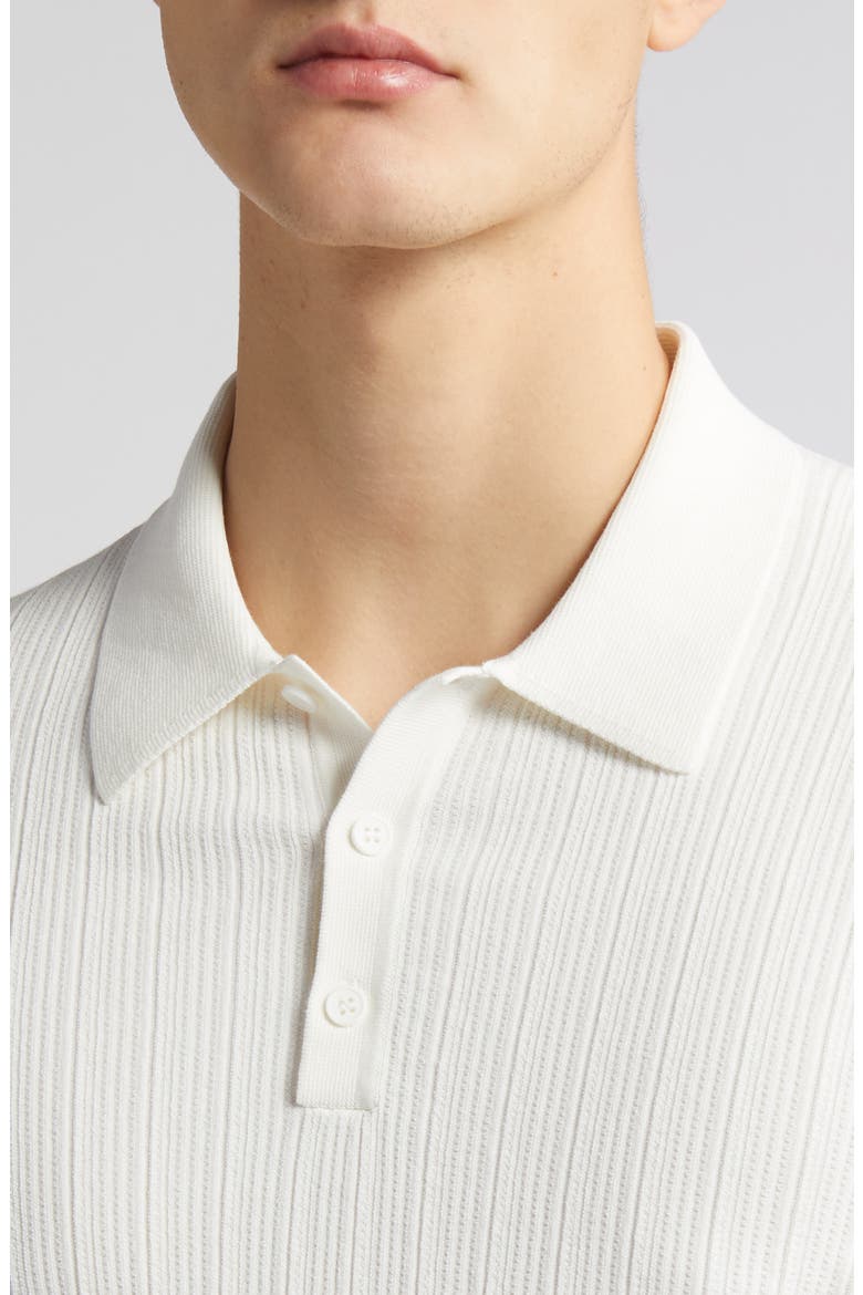 Naples Cotton Blend Knit Polo, Alternate, color, ECRU