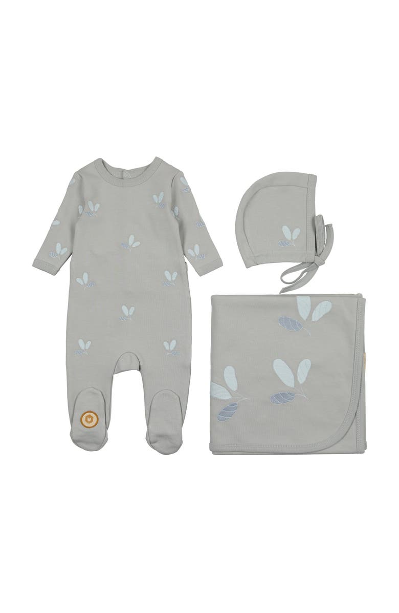 Mon Tresor Bebe Lovely Leaf Layette Set, Alternate, color, 