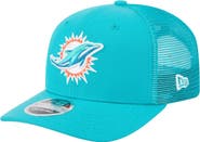 New Era Men's New Era  Aqua Miami Dolphins Team Collection 9SEVENTY Stretch-Snap Adjustable Hat