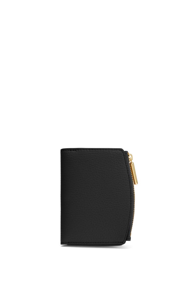 Fold Zip Wallet, Main, color, Black