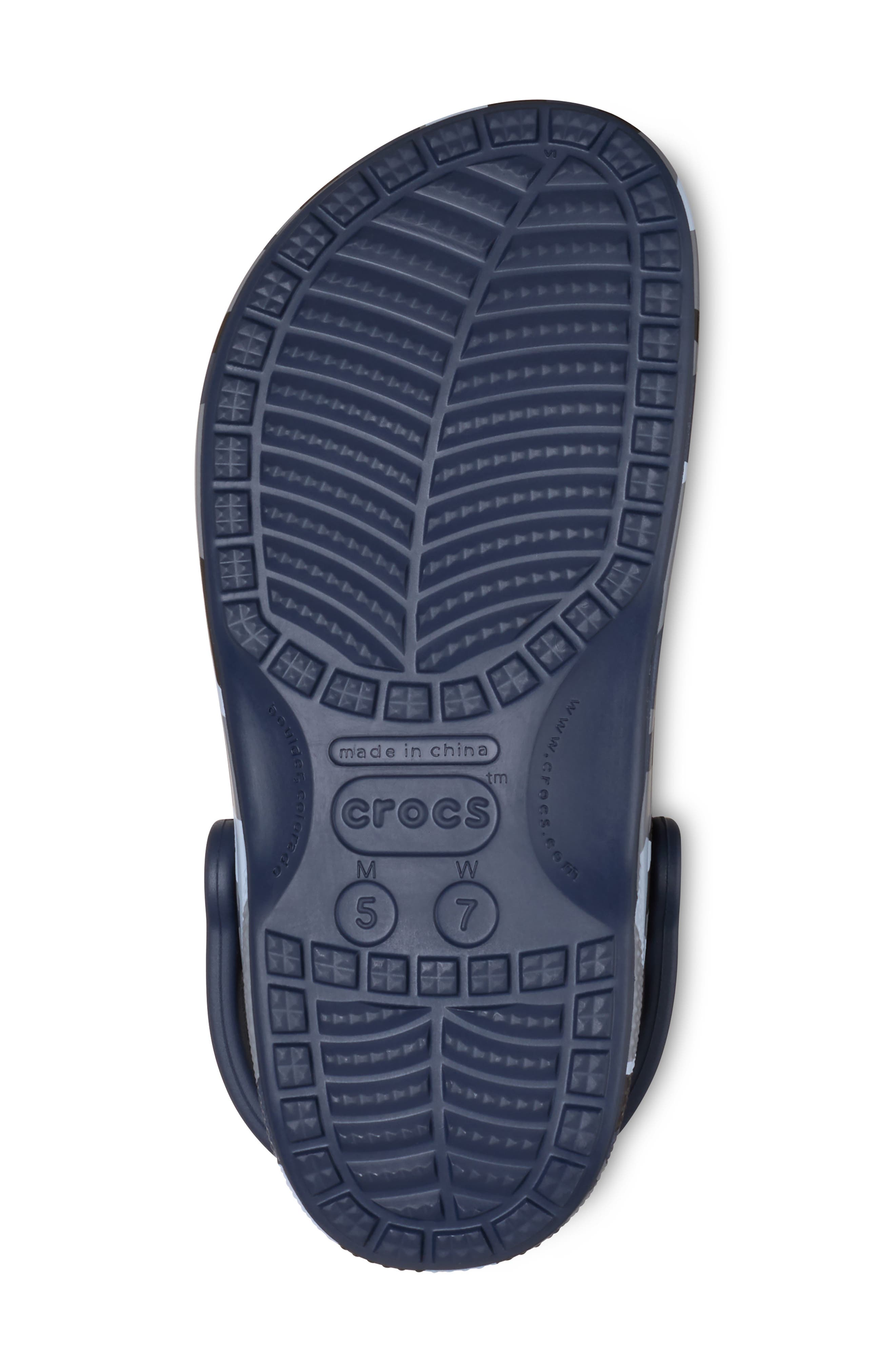 Baya Seasonal Printed Clog, Alternate, color, NAVY/ MULTI