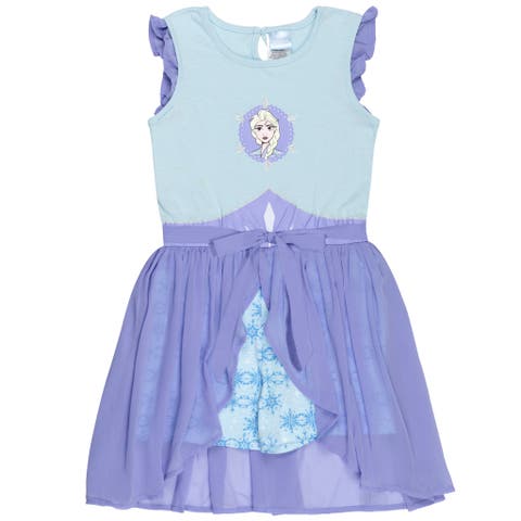 Frozen Cosplay Skirt Overlay Romper