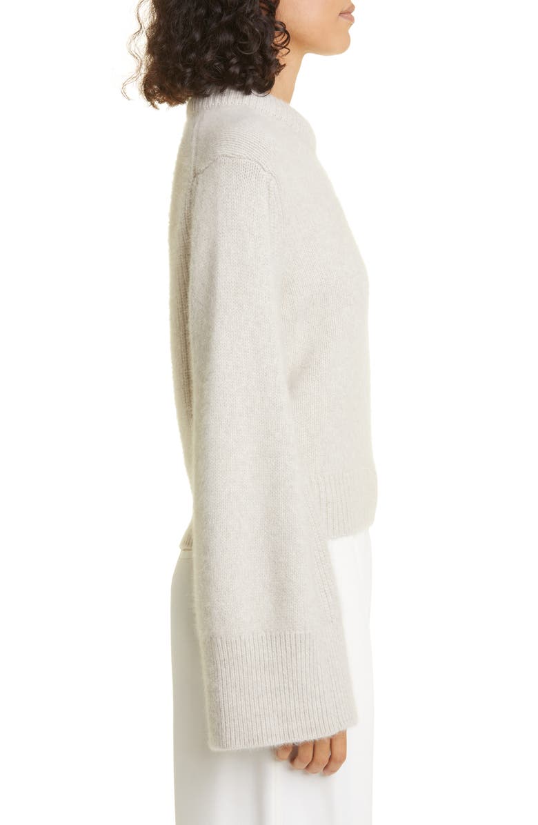 LOULOU DE SAISON Otavi Mixed Stitch Wool & Yak Hair Blend Sweater, Alternate, color,